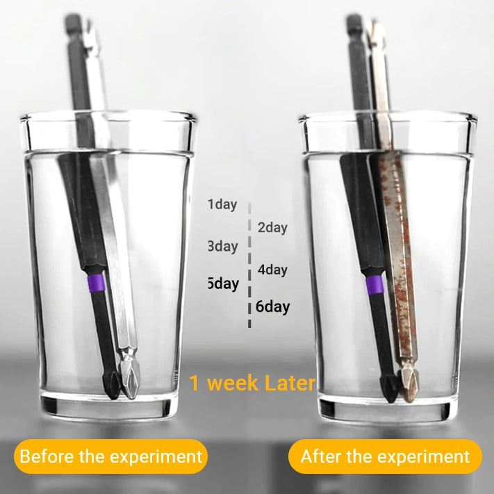 Upgraded High Hardness And Strong Magnetic Bit(6pcs set - free base)