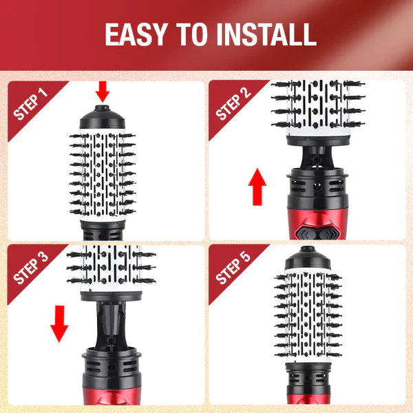 🎉Hot Sale 45% OFF🎁- 3-in-1 Hot Air Styler and Rotating Hair Dryer for Dry hair, curl hair, straighten hair