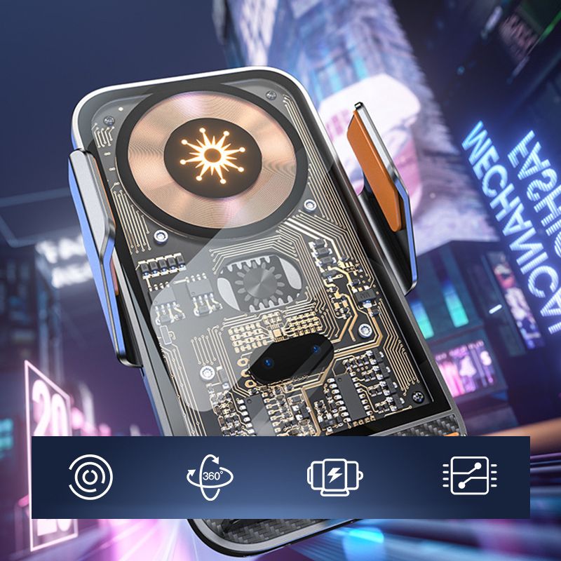 š„Mechanical Car Phone Holder Support Wireless Chargingš„