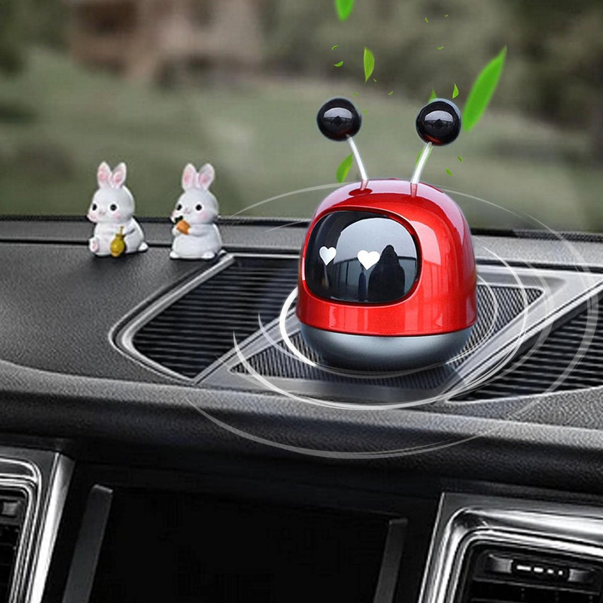 Robot Shaking Head Design Natural Smell Car Perfume