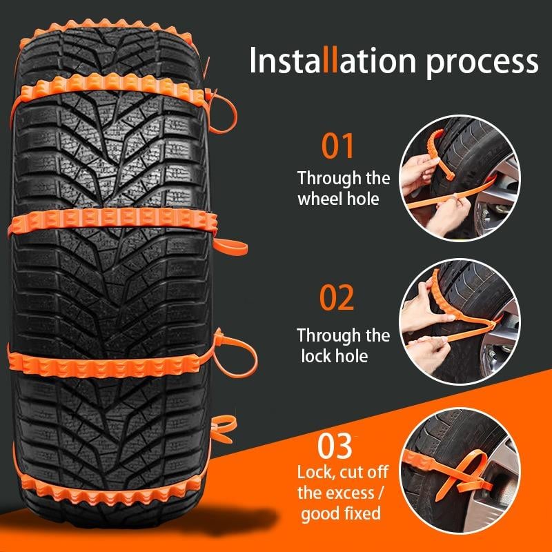 🎅Car Wheel Anti-skid Anti-slip Snow Rain Chain Tire Tyre Cable Belt