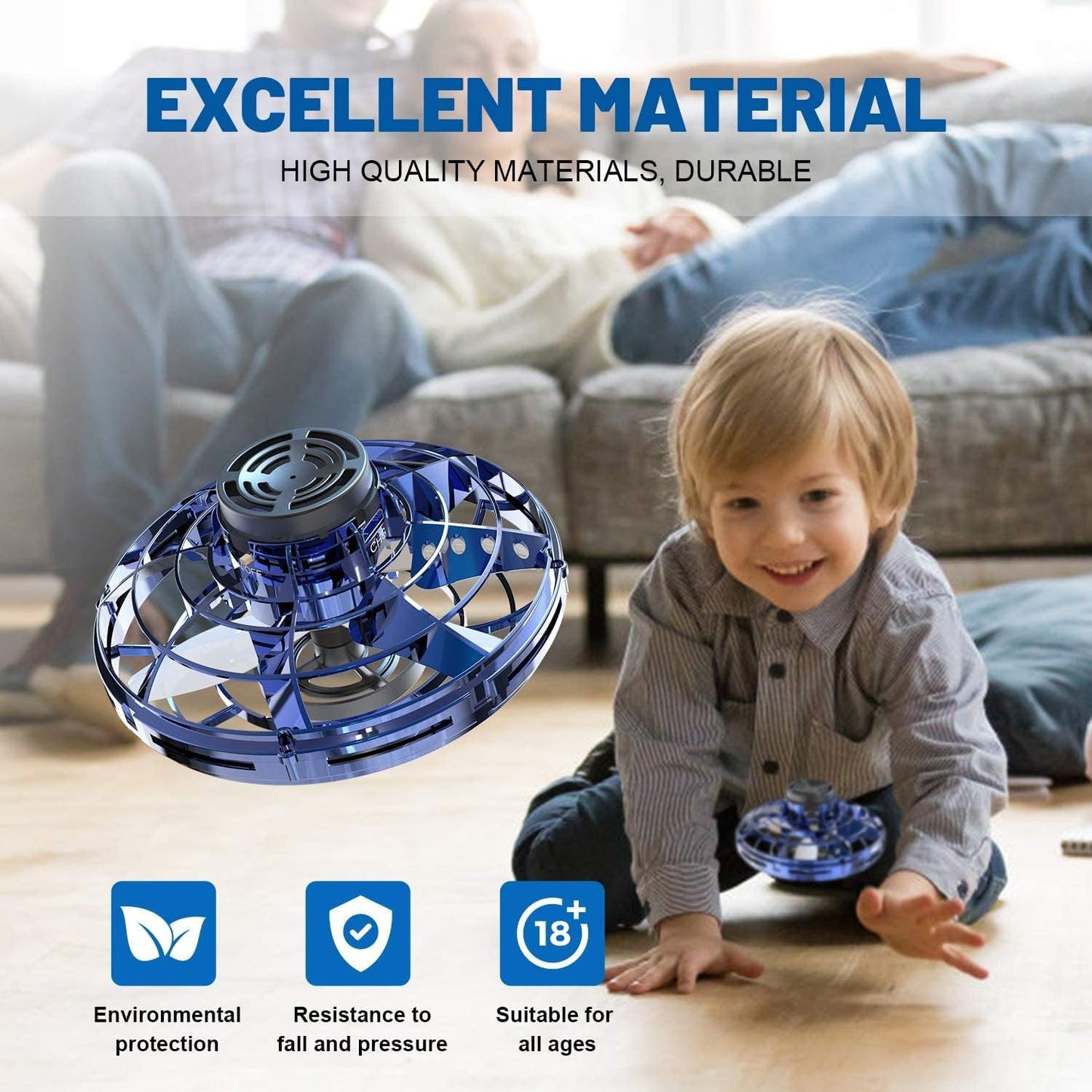Mini Fingertip Gyro Interactive Decompression Toy Drone
