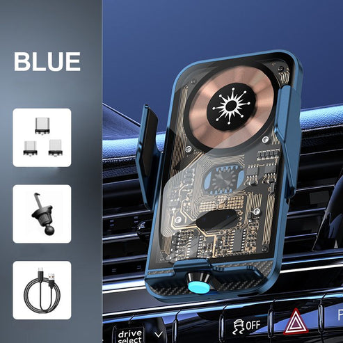š„Mechanical Car Phone Holder Support Wireless Chargingš„