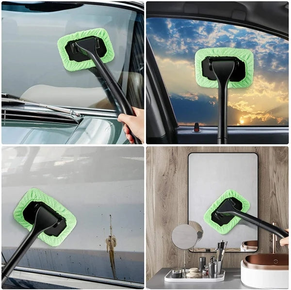 Effortlessly Clean Your Car Windows With This Premium Window Cleaning Brush Kit!