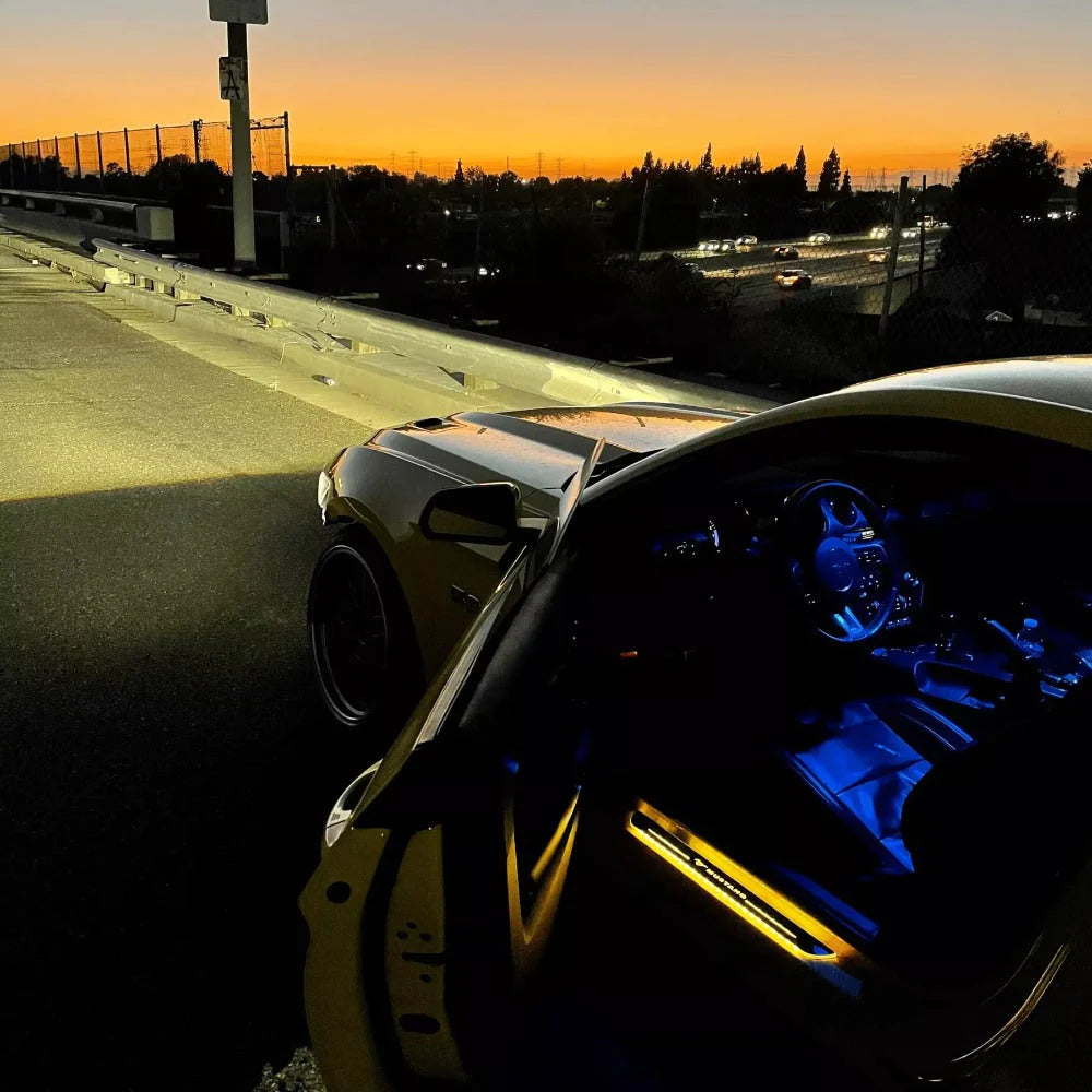 CAR LED THRESHOLD PLATES