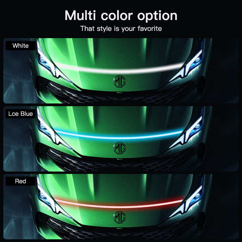 CAR HOOD STRIP NEON SCAN LIGHT