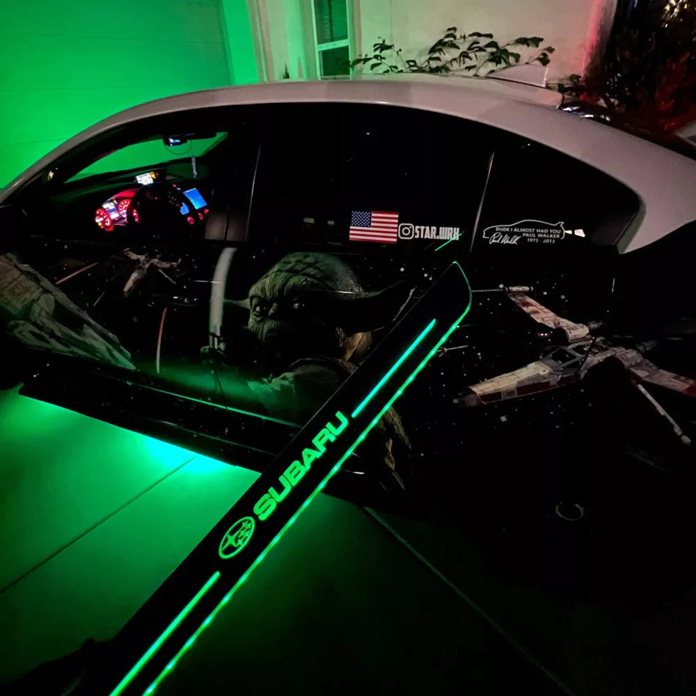 CAR LED THRESHOLD PLATES