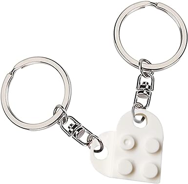 💖Valentine's Day Gifts - Brick Heart Keychain for Boyfriend Girlfriend💖