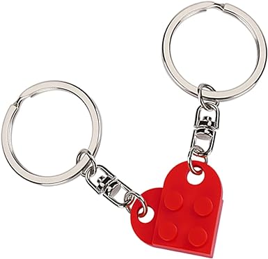 💖Valentine's Day Gifts - Brick Heart Keychain for Boyfriend Girlfriend💖