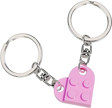 💖Valentine's Day Gifts - Brick Heart Keychain for Boyfriend Girlfriend💖