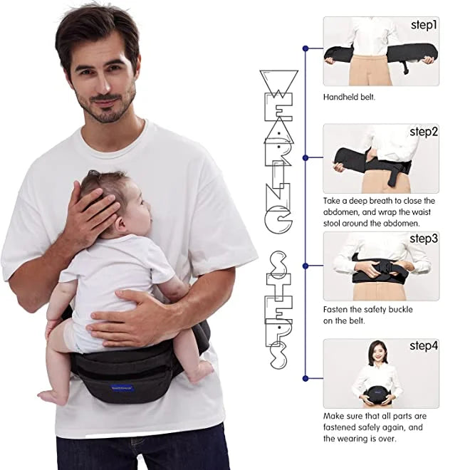 š„Last day 48% OFF - Ergonomic Child 3-36 months Fanny Pack Carry Support Novelty