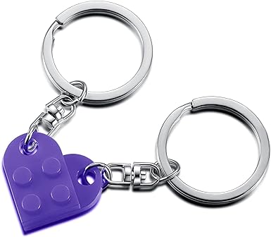 💖Valentine's Day Gifts - Brick Heart Keychain for Boyfriend Girlfriend💖