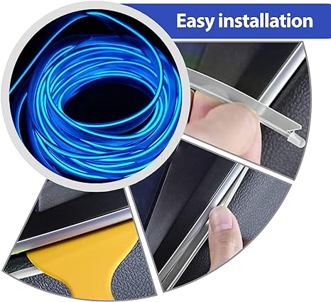 Car Lighting Kit Car Interior Decorative lighting accessories Wiring Neon Strip