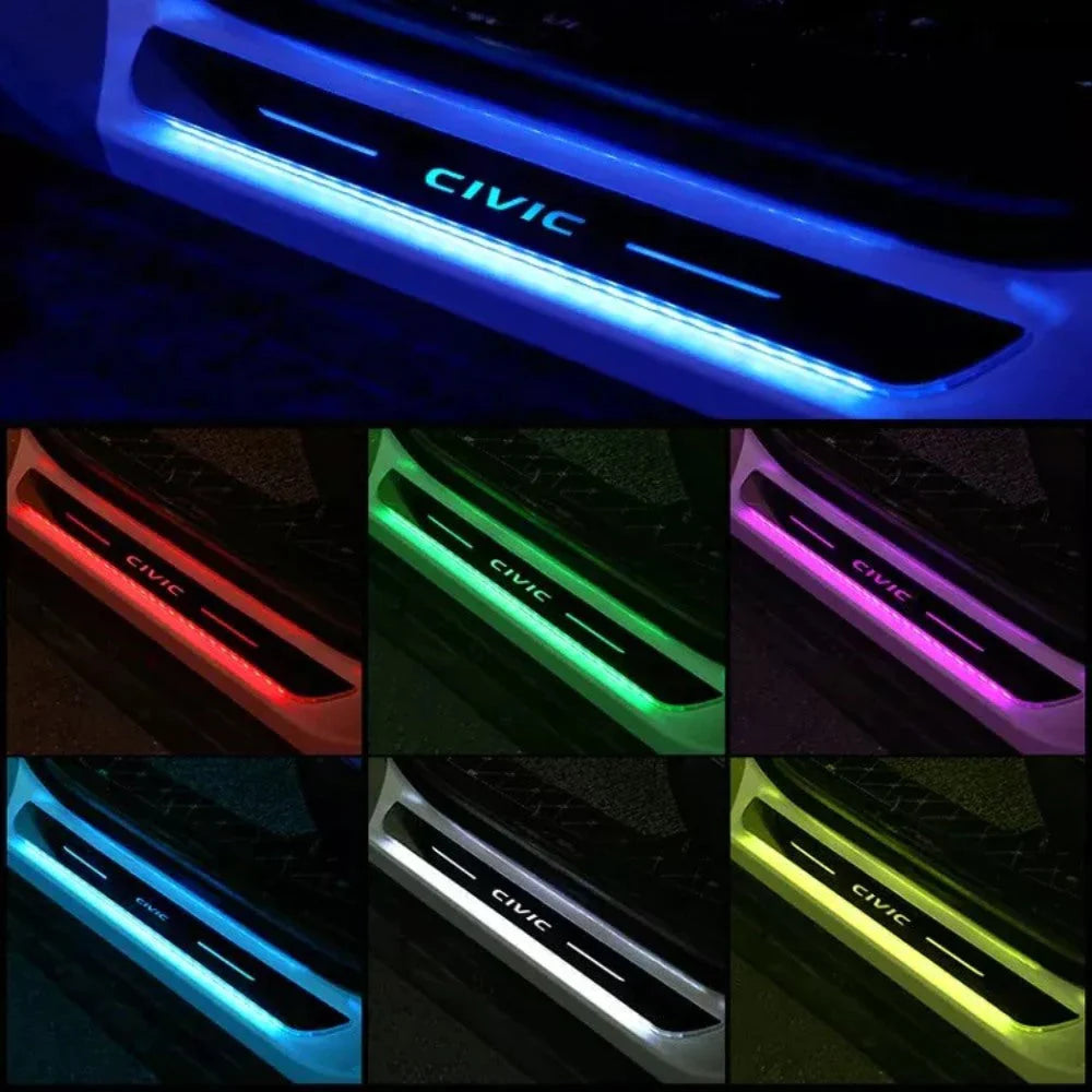 CAR LED THRESHOLD PLATES