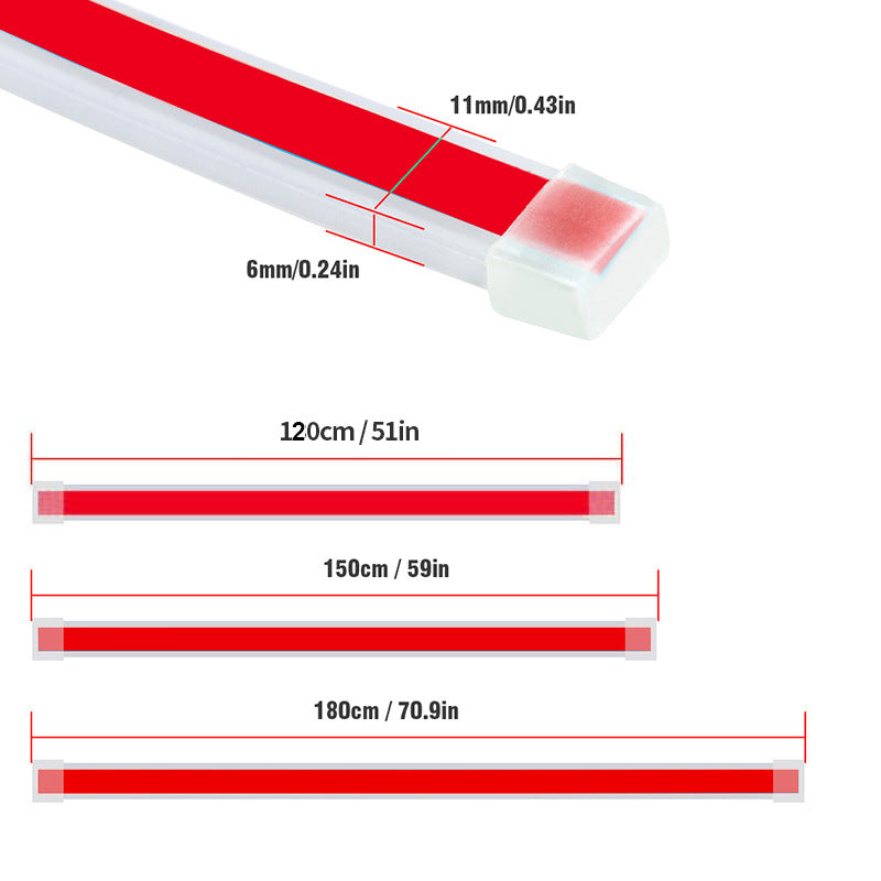 CAR HOOD STRIP NEON SCAN LIGHT