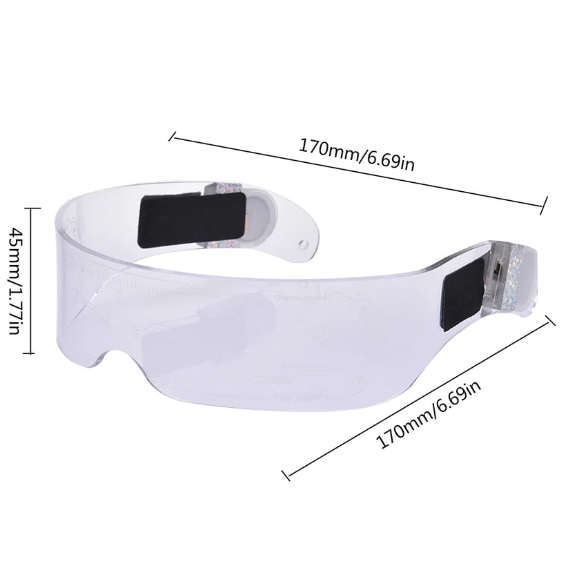 LED light technology glasses goggles