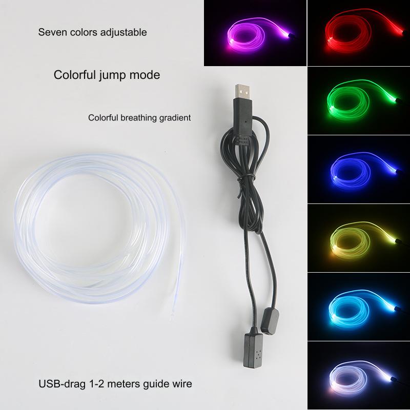 Car Lighting Kit Car Interior Decorative lighting accessories Wiring Neon Strip