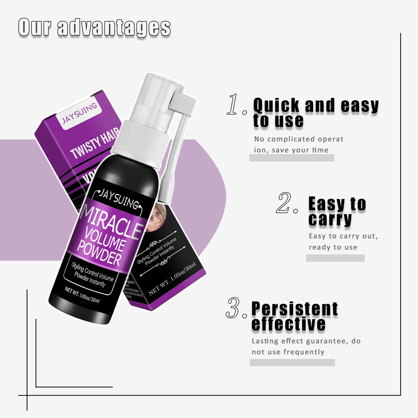 Last Day Promotion-75% OFF-Quick Volume Hair Long Lasting Refreshing Spray