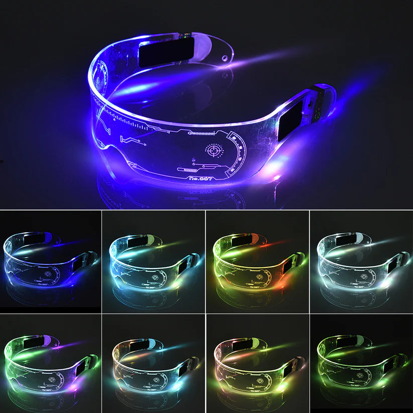 LED light technology glasses goggles