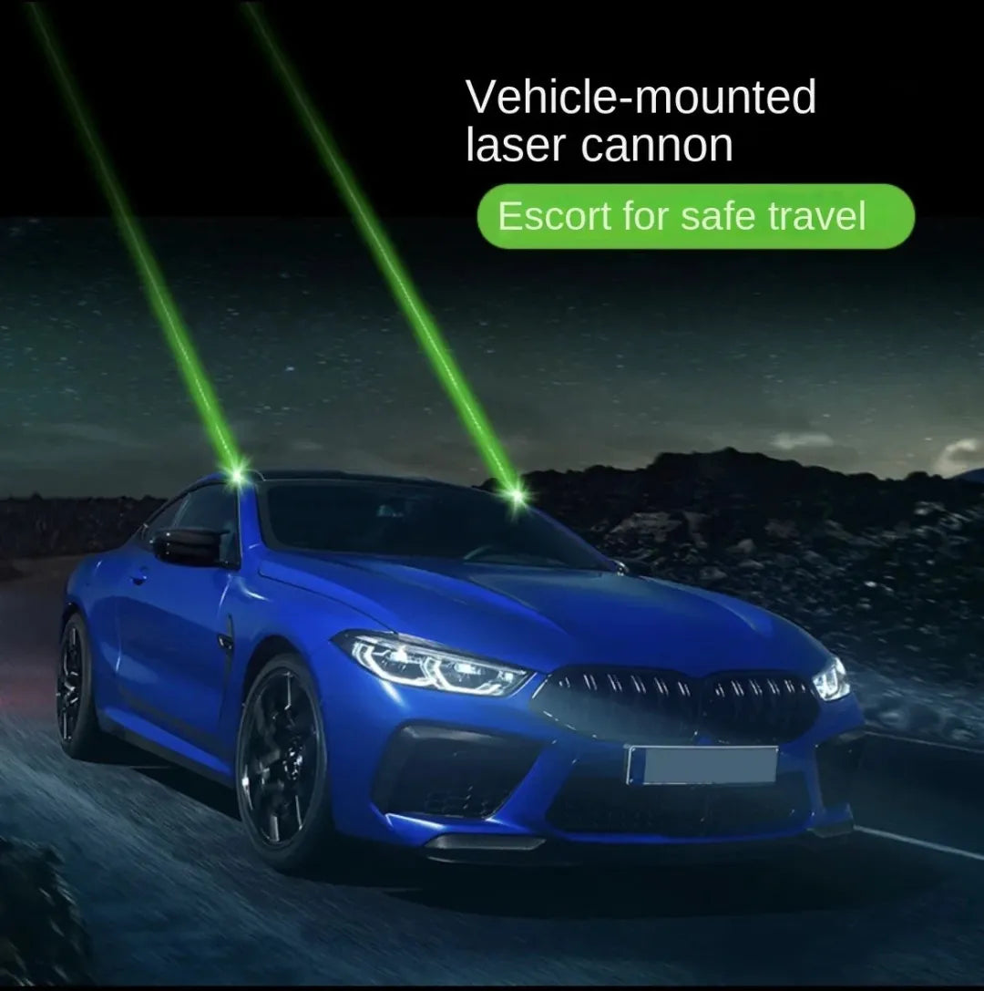 CAR EXTERIOR ROOF LASER WARNING LIGHTS
