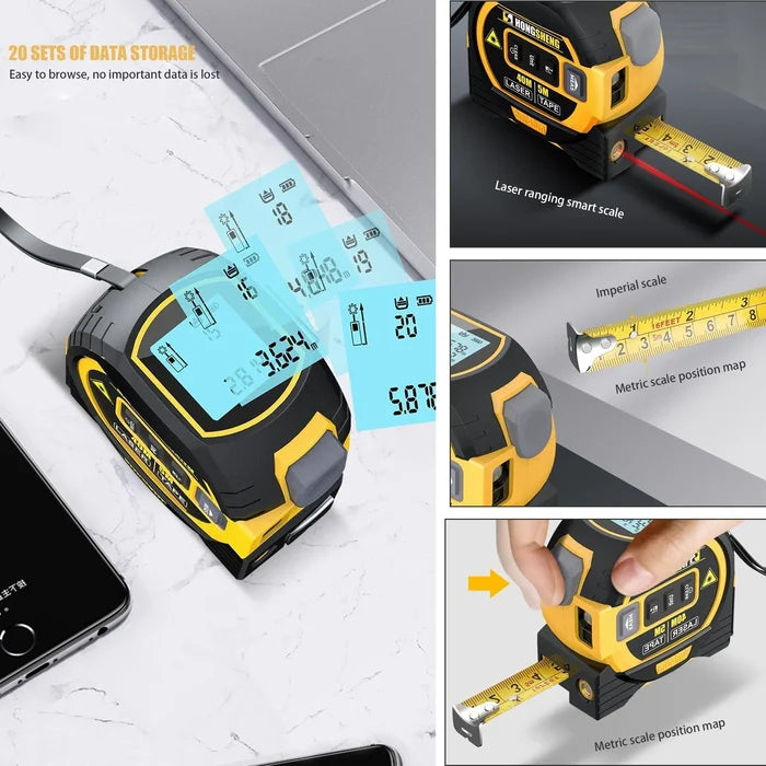šMeasurin Sight 3-In-1 Infrared Laser Tape Measuring (Imperial & Metric)