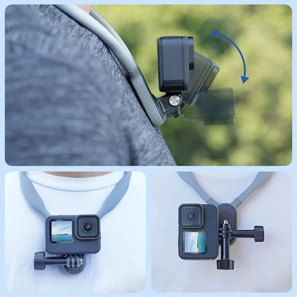 š„Buy 3.15% discountš„U-shaped neck mounted action camera