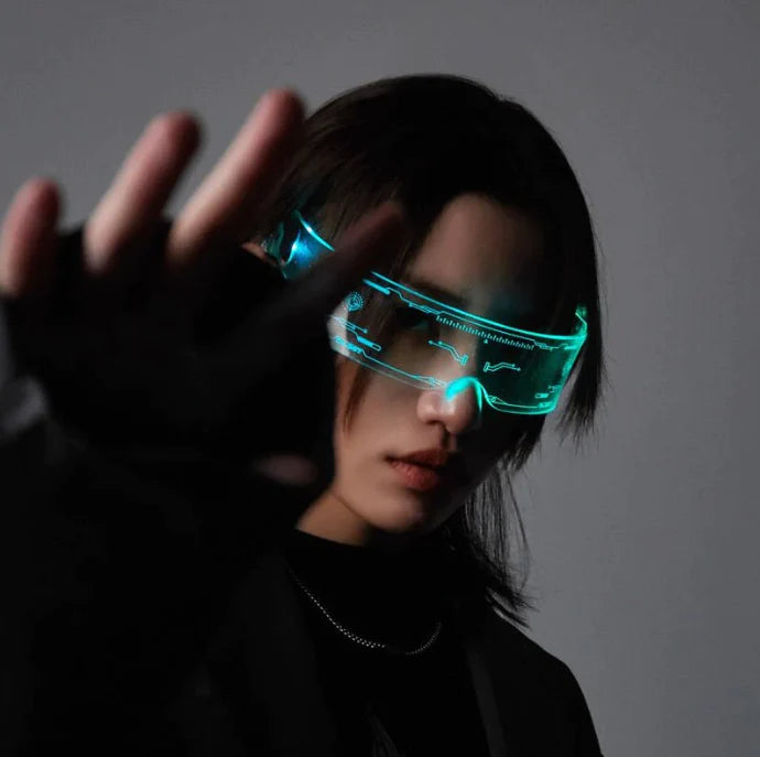LED light technology glasses goggles
