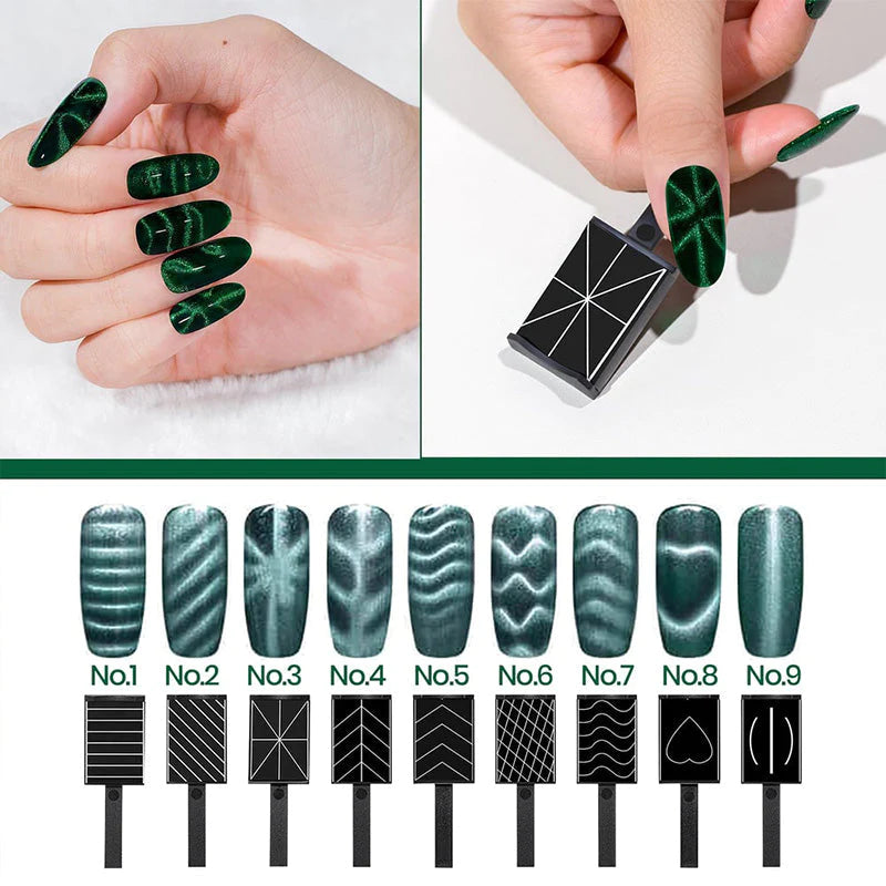 Nail Magnet Tool Set for Cat Eye Nail Gel Design(50% OFF)