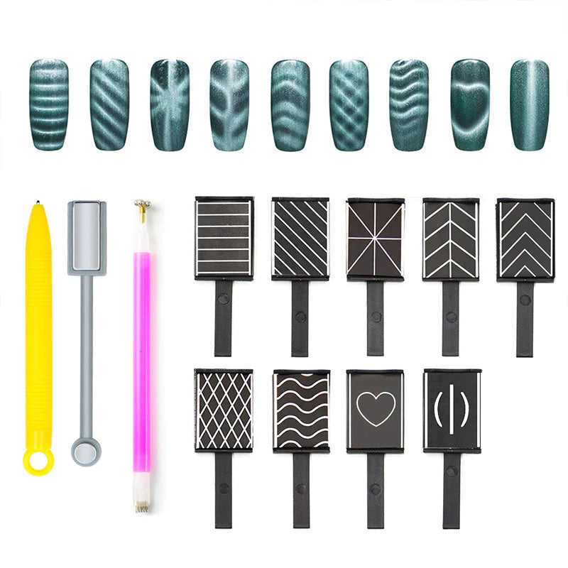 Nail Magnet Tool Set for Cat Eye Nail Gel Design(50% OFF)