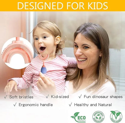 Toddler U-Shaped Toothbrush for Age 2-6 Years