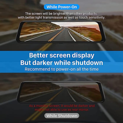 12" 4K Smart Dash Car Radio Video Player Wireless for Apple Carplay Android Car Touch Screen