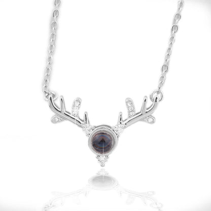 100 Languages I Love You Projection Necklace Valentine's Day