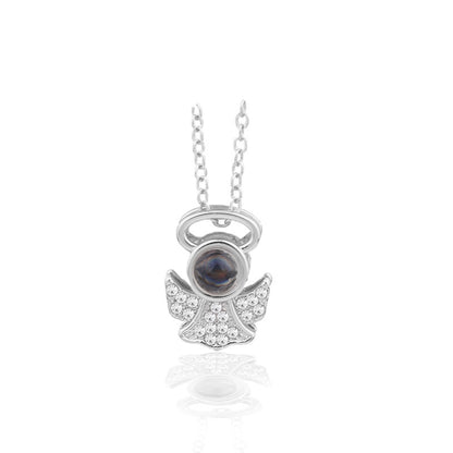 100 Languages I Love You Projection Necklace Valentine's Day
