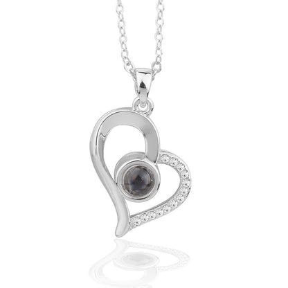 100 Languages I Love You Projection Necklace Valentine's Day