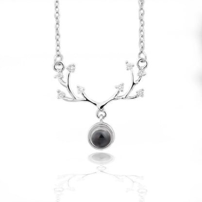100 Languages I Love You Projection Necklace Valentine's Day