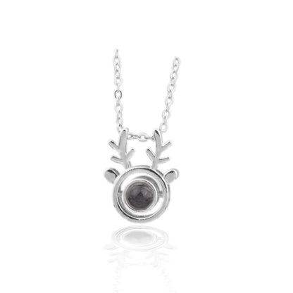 100 Languages I Love You Projection Necklace Valentine's Day
