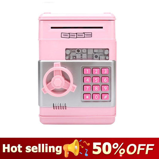 【The best holiday gift for Christmas and New Year】Piggy Bank Cash Coin Can ATM Bank Electronic Coin Money Bank for Kids-Hot Gift piggy bank Gift Set Decor