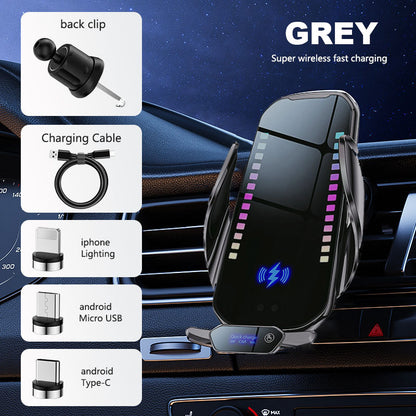 Car Wireless Charger Magnetic Fast Charging Station