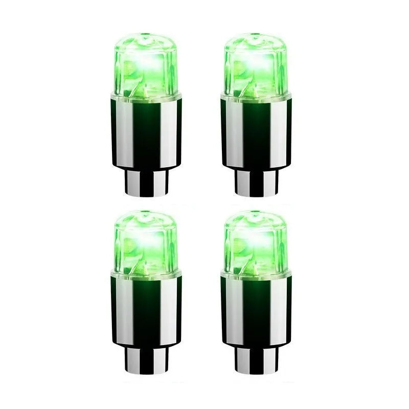Wheel Light Cap Car Motorcycle Bike Wheel Tire Tyre Alr Valve Stem LED Light Neon Valve Cap Lamp