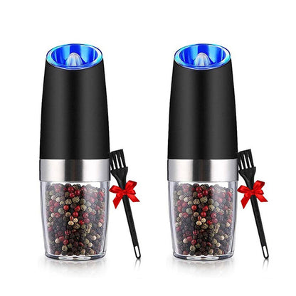 Automatic Electric Gravity Induction Salt and Pepper Grinder