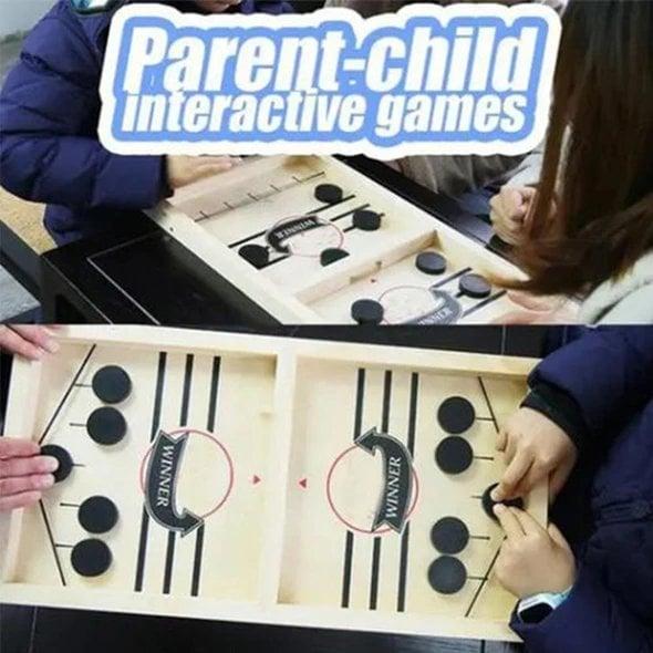 FAMILY WOODEN HOCKEY GAME