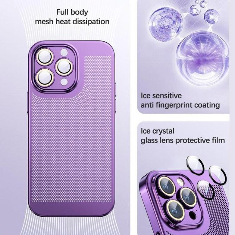 Electroplating Heat Dissipation Phone Case
