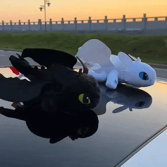 Toothless Night & Light Fury Duo