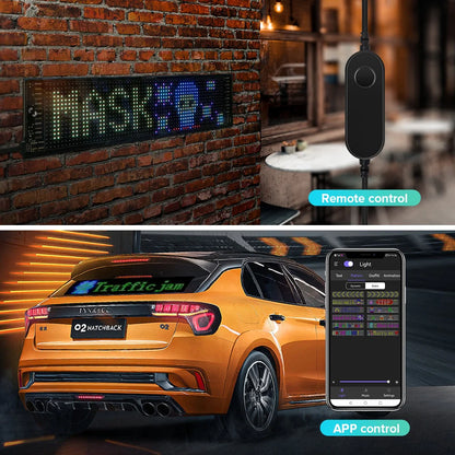 LED Car Matrix Pixel Panel Bluetooth