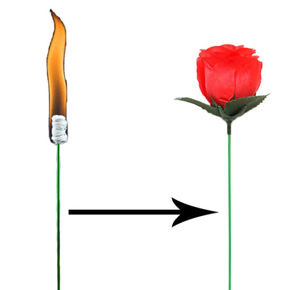 🌹FIRE HANDLE CHANGING ROSE FLOWER