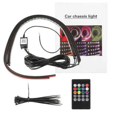 (🔥HOT SALE NOW 49% OFF) - New Car Chassis Flexible RGB Waterproof LED Strip Lights (4PCS)