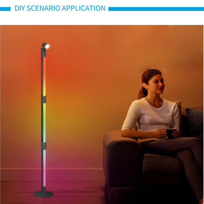 IMOLI RGB ROTATING FLOOR LAMP Fuction Spotlight