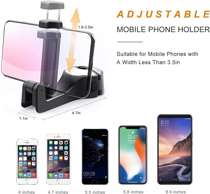 ⚡️[1Set/2PCS] Car Seat Rear Hook With Mobile Phone Holder