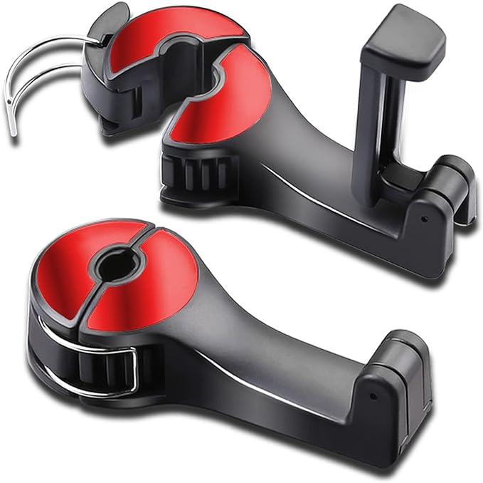 ⚡️[1Set/2PCS] Car Seat Rear Hook With Mobile Phone Holder