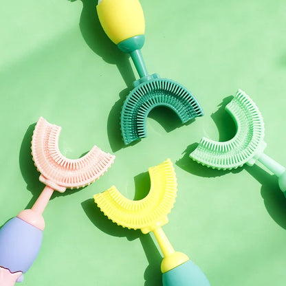 Toddler U-Shaped Toothbrush for Age 2-6 Years